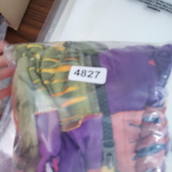 Rising International Jacket Womens 3X Multicolor Patchwork Hooded Boho Hippie - Picture 6 of 6